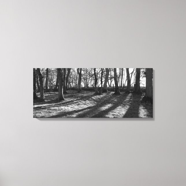 Impressão Em Tela Árvores Ferroviárias (Frente)