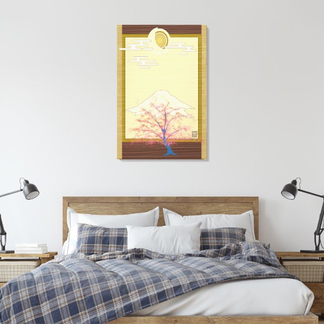 Impressão Em Tela Árvores Luminosas (Insitu(Quarto))