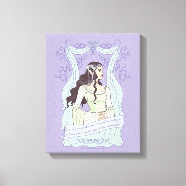 Impressão Em Tela ARWEN™ "Compartilhe Uma Vida Com Você" Gráfico (Frente)