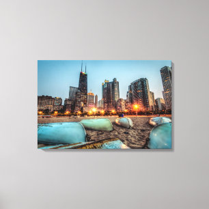 Impressão Em Tela As canoas na rua do carvalho encalham um pouco