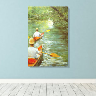 Impressão Em Tela As Canoas, Perissoires de Gustave Caillebotte