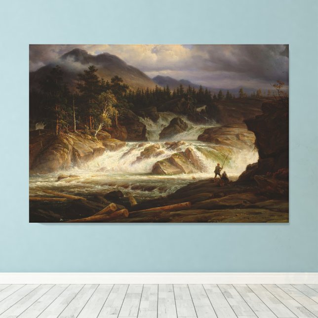 Impressão Em Tela As Cataratas do Labro (Insitu(piso de madeira))