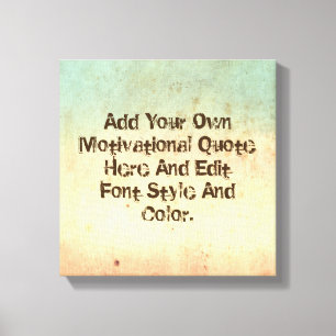 Impressão Em Tela As citações inspiradores feitas sob encomenda,