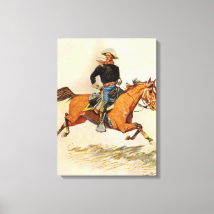 Impressão Em Tela As forças armadas do vintage, uma cavalaria