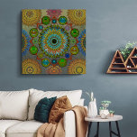 Impressão Em Tela As Garras de Brachyura - arte simbólica de mandala<br><div class="desc">Segurança é prioridade. Atacar quando alguém o perturba. A arte da mandala ou do símbolo do caranguejo do cancer, que eu desenhei, prioriza o tema das garras. Deliberadamente mostra muita cor, porque você vai lidar com muitos tipos de inimigos. O círculo que fiz, mostra uma relação de união, e apego,...</div>
