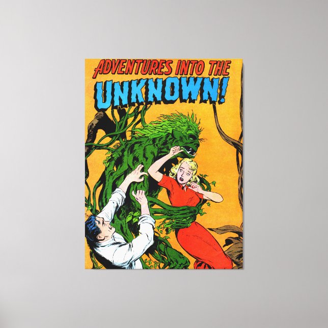 Impressão Em Tela As Histórias em quadrinhos Desconhecidas Do Monstr (Frente)