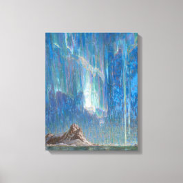 Impressão Em Tela As luzes do Norte do norte da Noruega (Aurora)