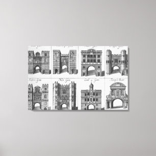 Impressão Em Tela As oito portas da cidade de Londres