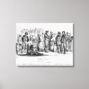 Impressão Em Tela As pessoas Emancipated, 'do La Caricature