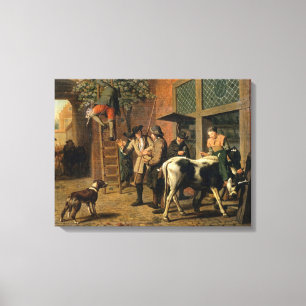 Impressão Em Tela As quatro estações, outono (óleo em canvas) (ve