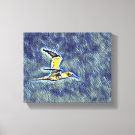 Impressão Em Tela Asas de Harmonia: Aves no Céu Aberto"