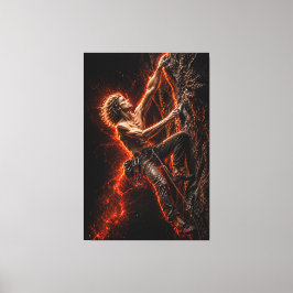 Impressão Em Tela Ascensão Implacável – Poder do Climber Angelical