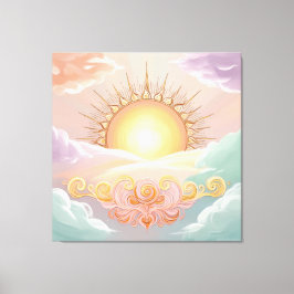 Impressão Em Tela Ascensão Sun