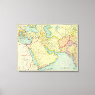 Impressão Em Tela Ásia do sudoeste