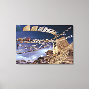 Impressão Em Tela Ásia, Índia, Ladakh, Leh. Conhecido como Pequeno