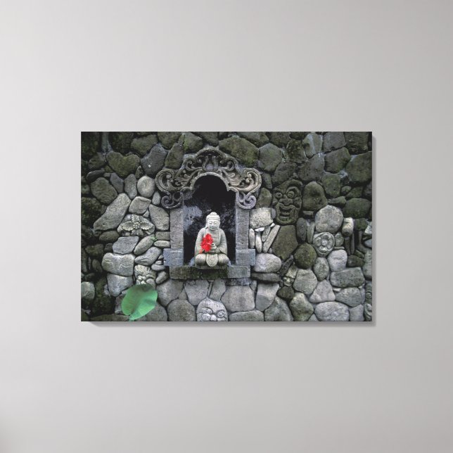 Impressão Em Tela Ásia, Indonésia, Bali. Um santuário de Buda (Frente)