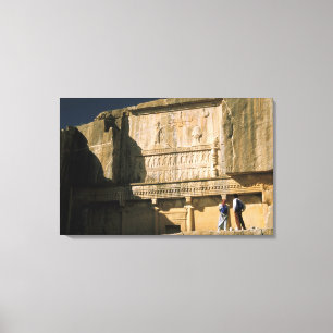Impressão Em Tela Ásia, Irã, Persepolis.Túmulo de Dario, o Grande.