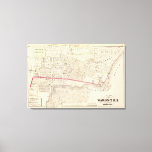 Impressão Em Tela Asilo de Dexter e mapa central do atlas da ponte