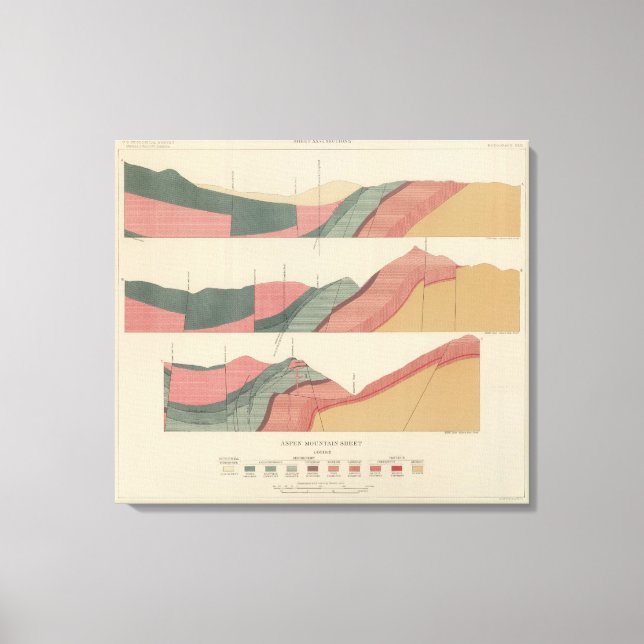 Impressão Em Tela Aspen Mountain Sheet 2 (Frente)