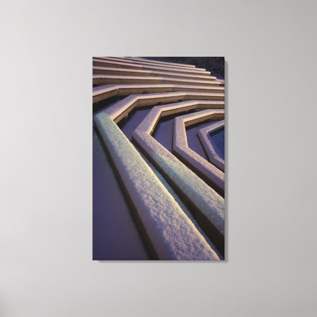 Impressão Em Tela assentos cobertos por neve (Frente)