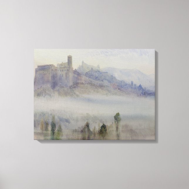Impressão Em Tela Assisi, Manhã Inicial (Frente)