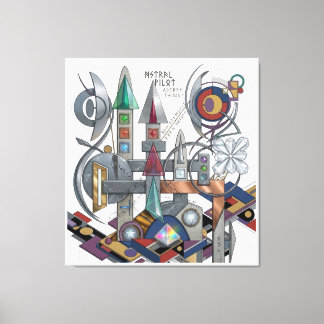 Impressão Em Tela Astral Pilot: El Lissitzky Style Constructivist My