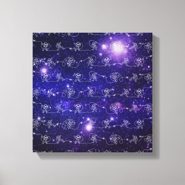 Impressão Em Tela Astronauta (Frente)