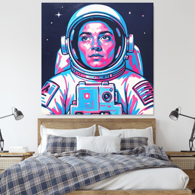 IMPRESSÃO EM TELA ASTRONAUTA (Insitu(Quarto))