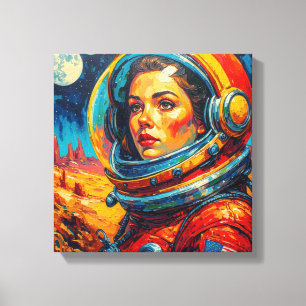 IMPRESSÃO EM TELA ASTRONAUTA 17
