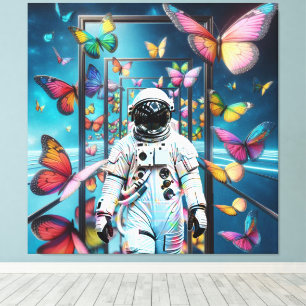 Impressão Em Tela Astronauta Dreamscape
