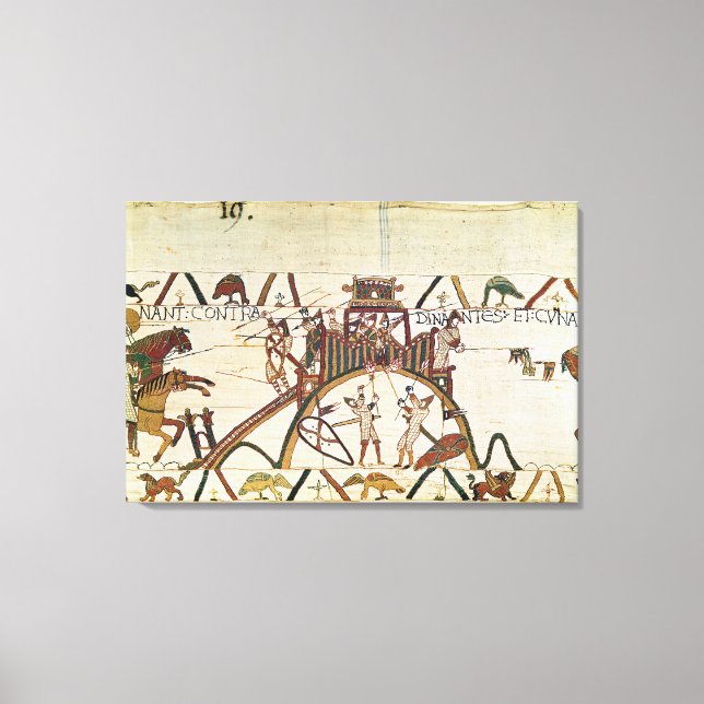 Impressão Em Tela Ataque na cidade de Dinan (Frente)