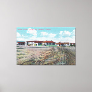 Impressão Em Tela Aterra a vista do Hospital Geral, Presidio