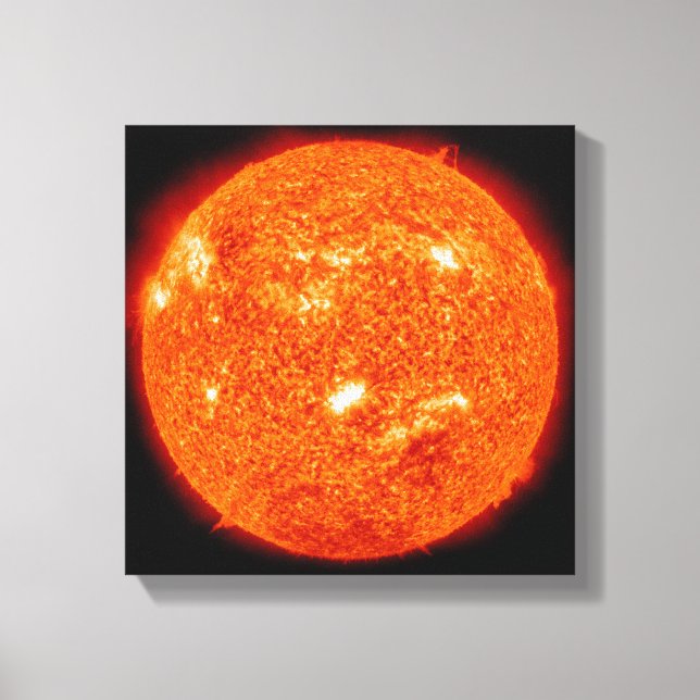 Impressão Em Tela Atividade solar no Sol 2 (Frente)