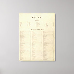 Impressão Em Tela Atlas comercial novo do índice