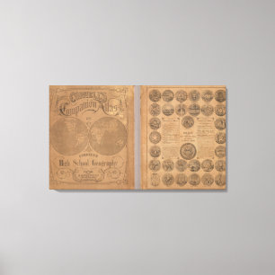 Impressão Em Tela Atlas do companheiro de Cornell