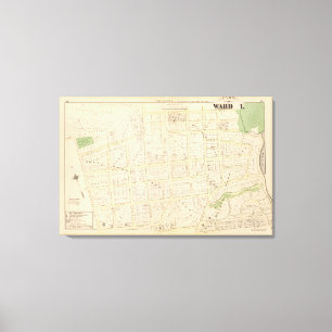 Impressão Em Tela Atlas do parque de Blackstone