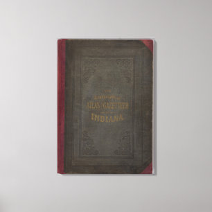 Impressão Em Tela Atlas e índice geográfico topográficos novos de