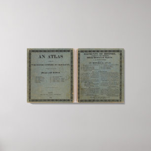 Impressão Em Tela Atlas que acompanha o epítome de Worcester