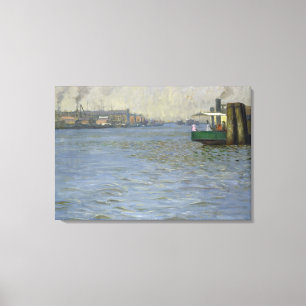 Impressão Em Tela Atmosfera de domingo no Elbe