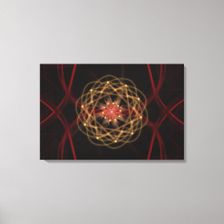 Impressão Em Tela Atomic Fractal Burst