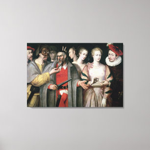 Impressão Em Tela Atores do dell'Arte de Commedia