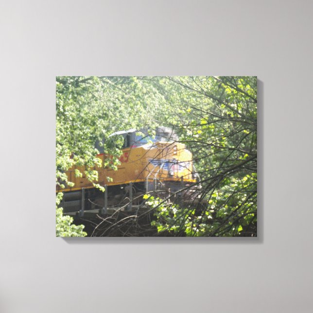 Impressão Em Tela Atravessar o bosque (Frente)