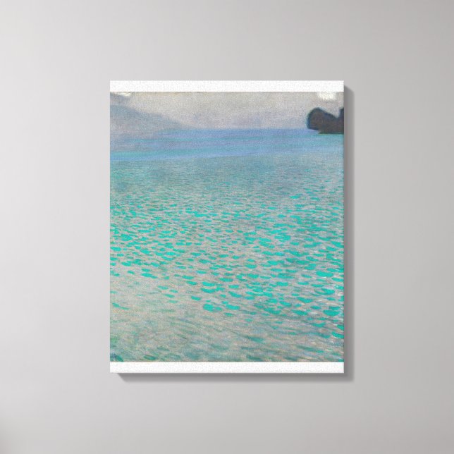 Impressão Em Tela Attersee - Gustav Klimt (Frente)