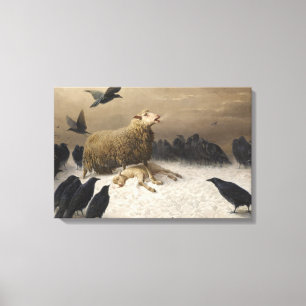 Impressão Em Tela August Friedrich Schenck - Inglês