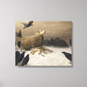 Impressão Em Tela August Friedrich Schenck - Inglês