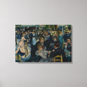 Impressão Em Tela Auguste Renoir - Dança no Le Moulin de la Galette