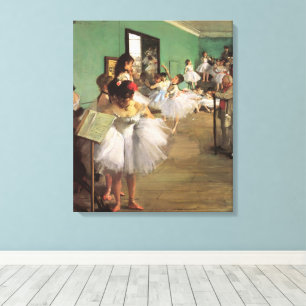 Impressão Em Tela Aula de Dança por Degas, Impressionismo Antigo Bal
