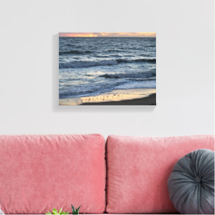 Impressão Em Tela Aumento do sol majestoso sobre o oceano