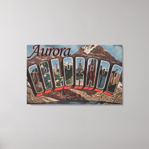 Impressão Em Tela Aurora, Colorado - grandes cenas da letra