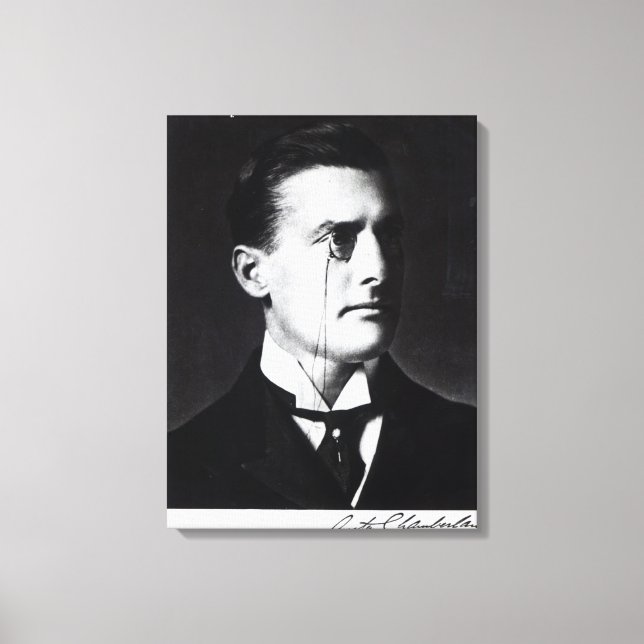 Impressão Em Tela Austen Chamberlain (Frente)